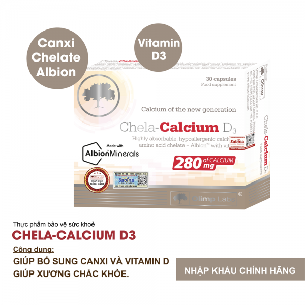 Thực phẩm bảo vệ sức khỏe Chela calcium D3 - Ảnh 5