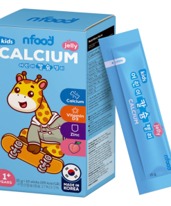 Thực phẩm bổ sung thạch Calci trẻ em NFood hương đào