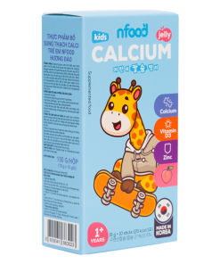 Alternative view of Thực phẩm bổ sung thạch Calci trẻ em NFood hương đào