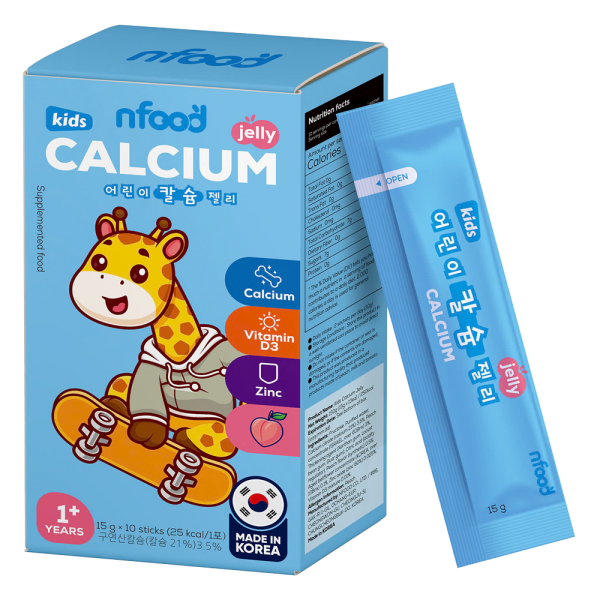 Thực phẩm bổ sung thạch Calci trẻ em NFood hương đào - Ảnh 5