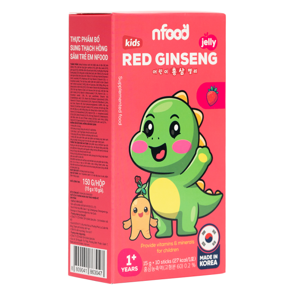 Thực phẩm bổ sung thạch hồng sâm trẻ em NFood - Ảnh 4