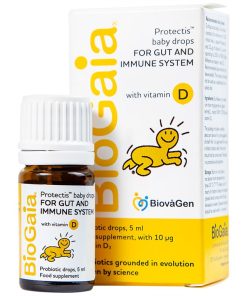 Men vi sinh BioGaia Protectis Baby Drops Vitamin D3 bổ sung lợi khuẩn cho đường tiêu hóa và vitamin D (5ml)