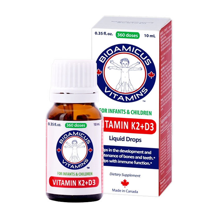 Thực phẩm bảo vệ sức khoẻ BioAmicus Vitamin K2 + D3 (10ml)